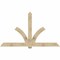 Ekena Millwork Redmond Rough Sawn Timber Gable Bracket, Douglas Fir, 96"W x 56"H x 4"D x 6"F, 14/12 Pitch GBW096X56X0406RED00RDF - alternate 1